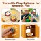 Wooden Outdoor Mud Kitchen Playset for Kids with Dual Stoves Oven Sink and Cooking Accessories
